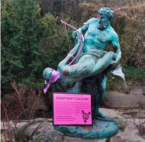 Feministischer Protest im Jahr 2019 Foto: FU Berlin