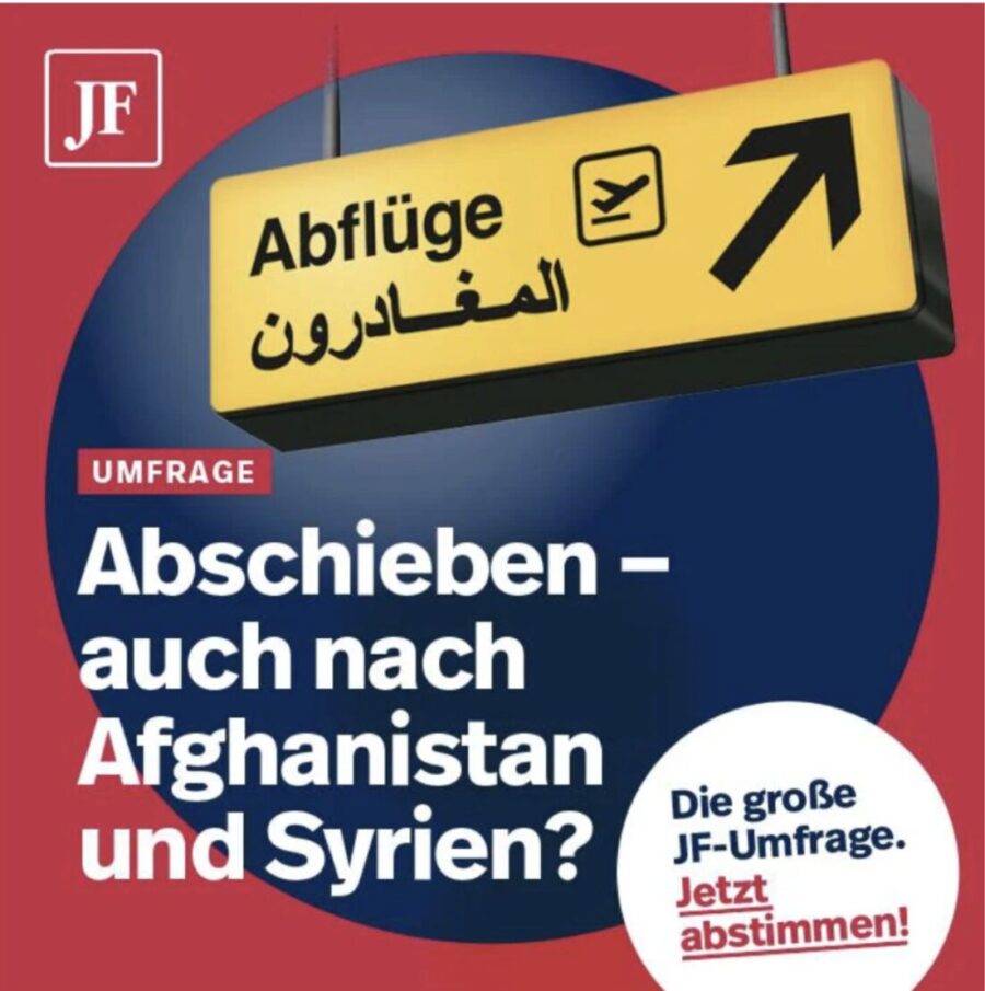 Jetzt an der JF-Umfrage teilnehmen!