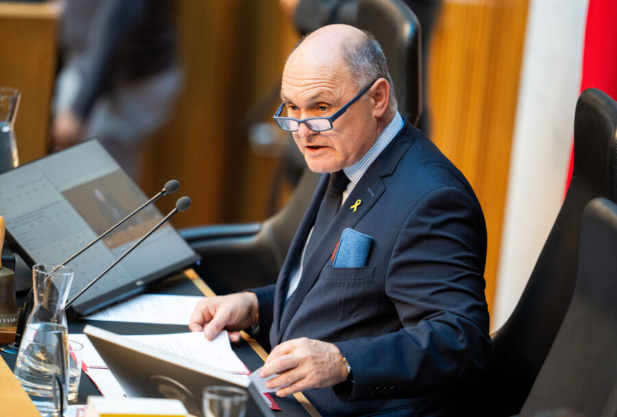 Der alte Nationalratspräsident: Wolfgang Sobotka. Foto: picture alliance / GEORG HOCHMUTH / APA / picturedesk.com | GEORG HOCHMUTH