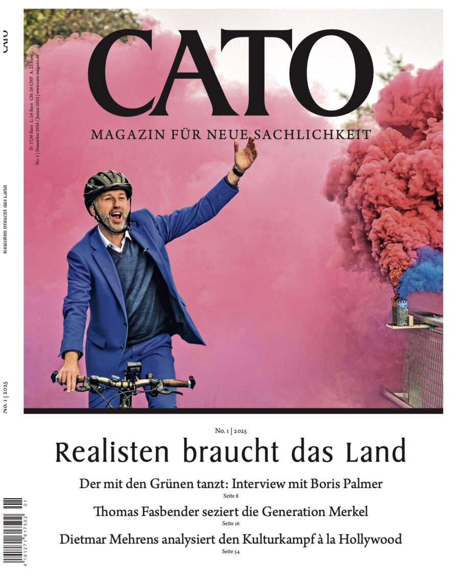 Aktuelle Ausgabe von Cato – Magazin für neue Sachlichkeit